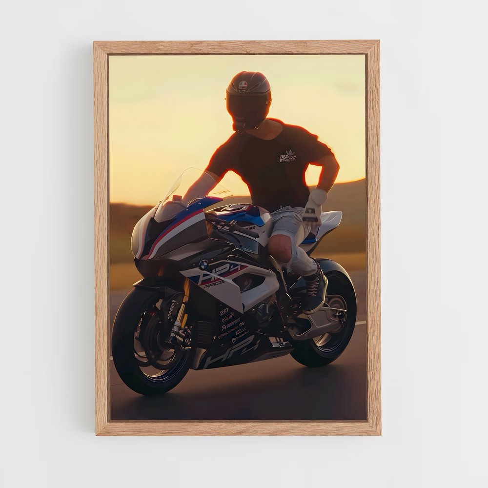 Poster Hp course spectaculaire – affiche BMW Motorrad (vue 4)